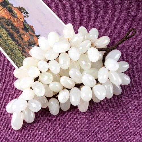 Natural Lucky Crystal jade Grape marble Stone ornaments nordic home decoration accessories modern Crafts gift living room decor