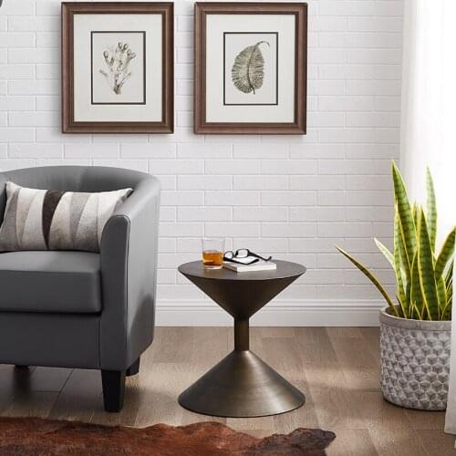 Modern minimalist living room sofa corner table side table light luxury corner table art creative coffee table