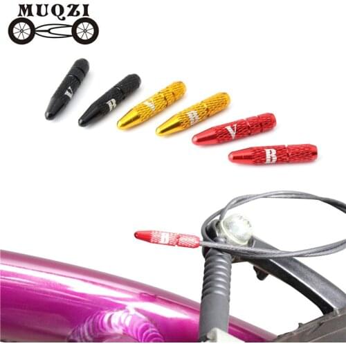 MUQZI Bicycle Brake Shifter Inner Cable End Caps Cable Tail Cap Aluminum Alloy CNC Wire End Cap Brake Transmission Accessories