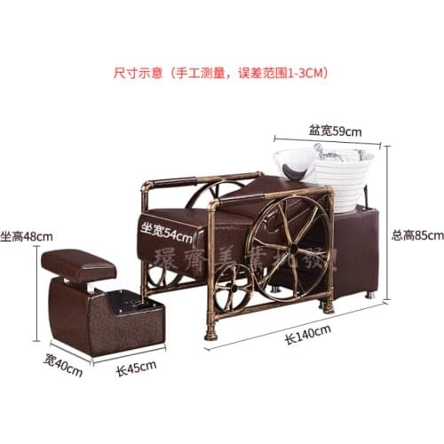 Iron Antique barber chair hairdresser chair hairdresser chair