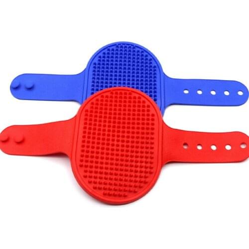 1Pc Pet Dog Cat Bath Brush Comb Rubber Glove Hair Fur Grooming Massaging Massage Mit Pet Shower Dog Brush Pet Accessories