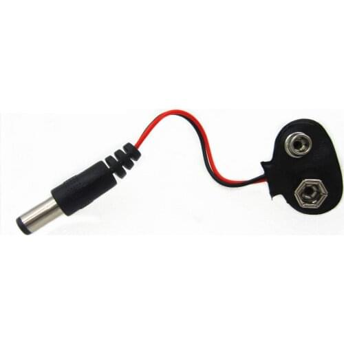 10pcs 9V battery button UNO R3 9V Battery Connector 9V battery clip for in stock top quality