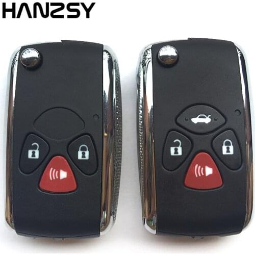 3/4 Buttons Car key Fob For TOYOTA Venza Corolla Camry 2008 2007 2009 2010 Matrix RAV4 Flip Folding Remote key Blank Shell Cover
