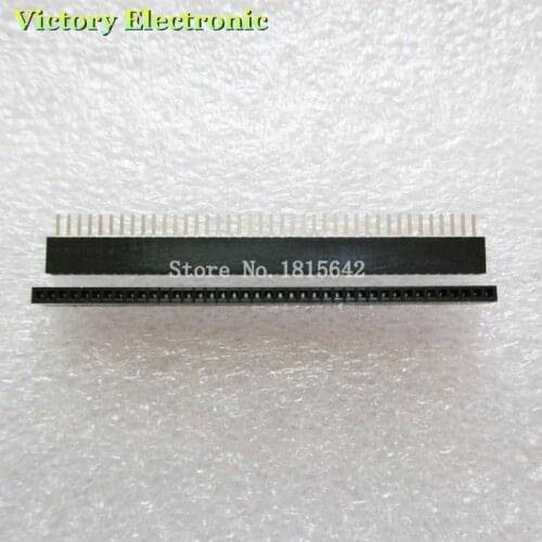 5PCS/LOT 1.27mm 40 Pin Female Single Row Pin Header Strip 1X40P