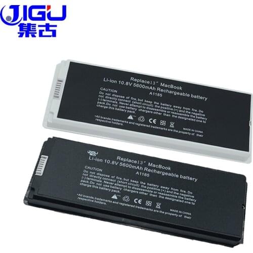 JIGU Notebook Battery A1185 for MacBook 13"White Laptop Battery For Apple A1185 MA561 MA561FE/A MA561G/A MA561J/A MA561LL/A