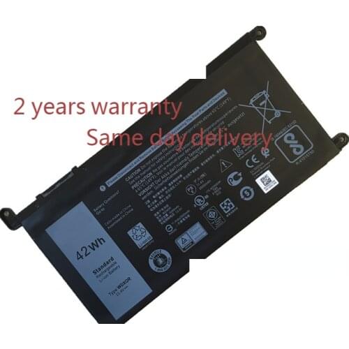 WDX0R Battery For Dell Inspiron 14 7000 5567 7560 7472 7460-D1525 7368 7378 5565 latitude 3488 3580 WDXOR T2JX4