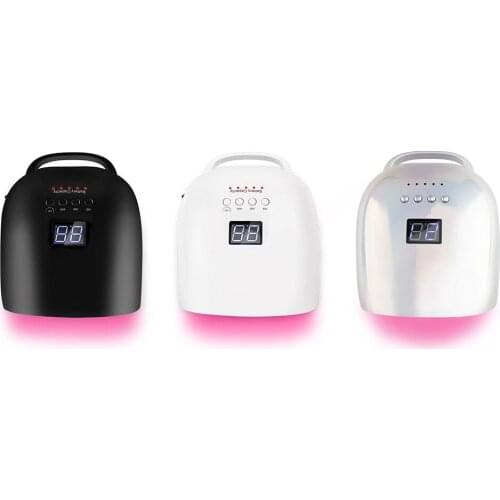Wireless UV LED Nail Baking Lamp with LCD Screen Adjustable Nail Dryer Professional Manicure Gel Light Lamps for Nail Art Tools