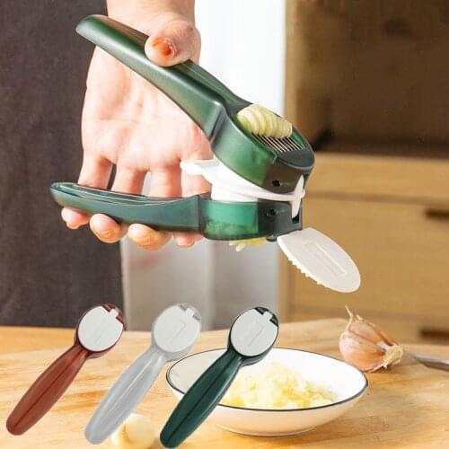 Household Multifunctional Garlic Crusher Kitchen Ginger Squeezer Masher Handheld Ginger Crushing Tool Kitchen Tools Accessories