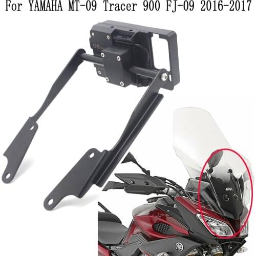 For YAMAHA MT-09 Tracer 900 FJ-09 2016-2017 Stand Holder Phone Mobile Phone GPS Plate Bracket navigation