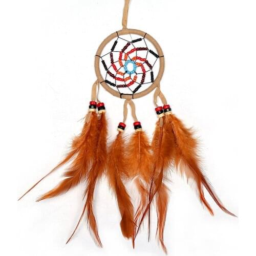 Exquisite Indian Feather Dream Catcher Couples Birthday Gift Room Car Decoration Pendant Dream Catcher