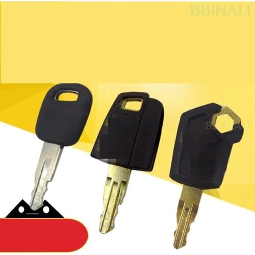 For CATERPILLAR CAT Excavator Ignition key pure copper ctp original key side door key Excavator accessories