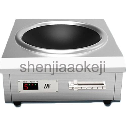 Commercial induction cooker high-power concave canteen cookers stir fry stove 220v 6000W 1pc