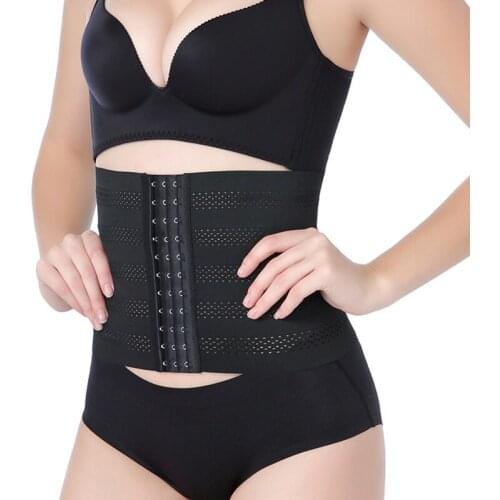 Modeling Straps Flat Belly Belt Waist Trainer Women Body Shaper Shapewear Sheath Slimming Girdle Breathable Tummy Cincher Corset