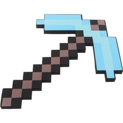 My world Design Blue Diamond Sword Soft EVA Foam Toy minecrafte steve Sword Kids Lovely Toys For Children game gift