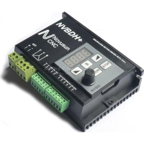 Brushless spindle motor + drive kit with sensor with control panel for mini cnc machine