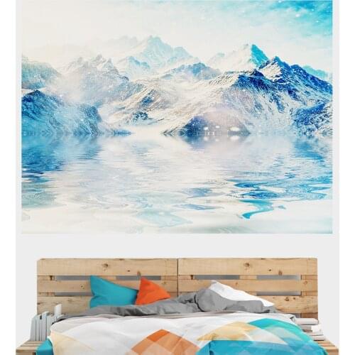 Wall Tapestry Tapestry Wall Lace Tapestry Aesthetic Bohemian College Bedroom Decoration Wall Natural Scene Mural