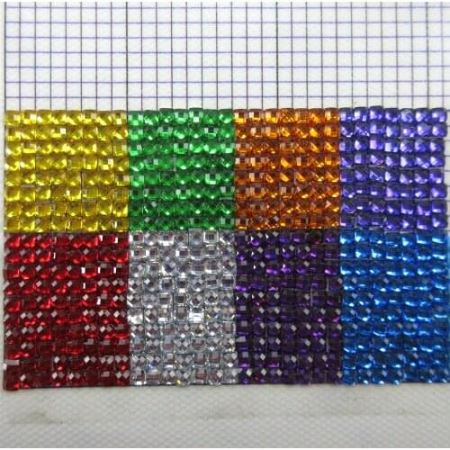 2021 New Crystal Resin Shinning Stone 2.5mm Square Drill Diamond Painting Embroidery Rhinestone Mosaic Home Decor DIY Gift