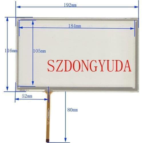 New Touchpad 8 Inch 4-Line 192*117 For HANCAI 80S ZB-140 ZB140 Touch Screen Digitizer Glass Sensor