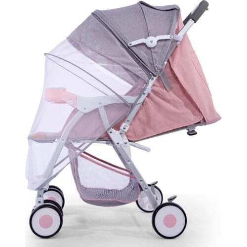 Ultra-light Convenient Aluminum Stroller Collapsiblecan Lie Flat Four-season Universal Newborn Trolley Baby Stroler