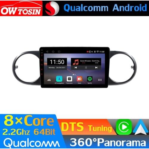Qualcomm 8Core Android Car Media For Toyota Tacoma N300 2015-2021 GPS 360 Panoramic Radio CarPlay DTS HIFI DSP Optical HDMI WiFi