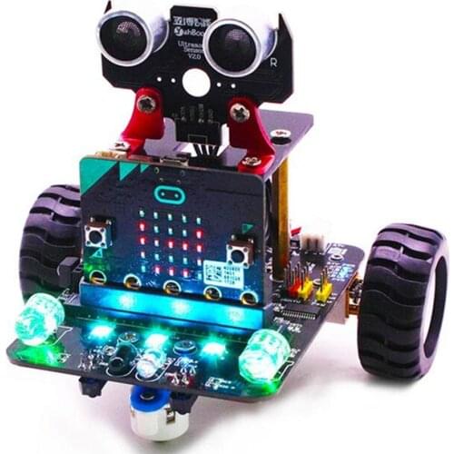 Yahboom Micro:bit smart robot RC car Remote control smart car kit with IR and APP RC Toys