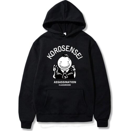 Janpanese Assassination Classroom Korosensei Anime Hoodies Men Women Casual Pullover Hoodie Fashion Harajuku Sweatshirts