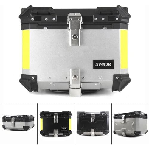 28L 45L Motorcycle Tail Luggage Storage Top Tool Box Helmet Case Trunk Key Lock Toolbox Removable Waterproof Universal Accessory