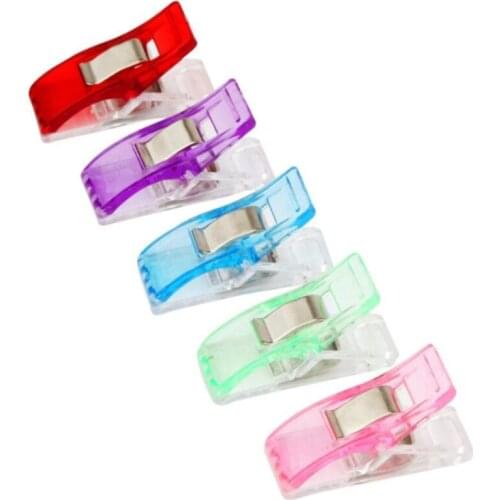 20PCS Sewing Clips Sewing Knitting Craft Quilt Binding Sewing Tools Accessories Patchwork Clothes Clips Clamps 2.7*1*1.5cm