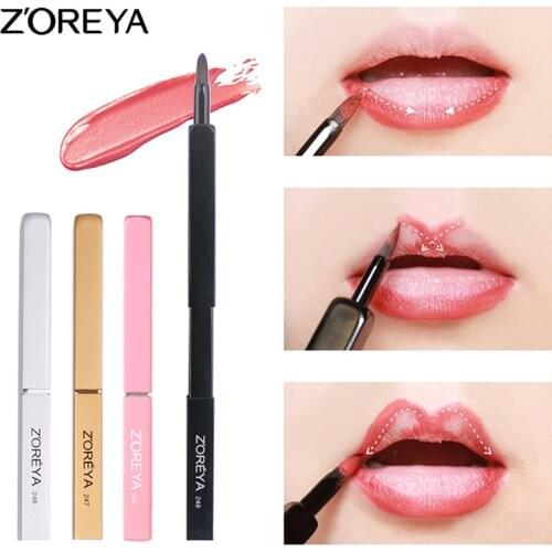 ZOREYA New Style Portable Artificial Fiber Makeup Brush Lip Brush chun cai shua Beauty Tool Z248