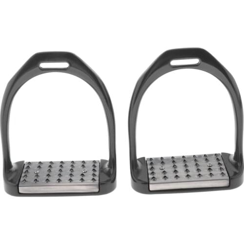 1 Pair Premium Stirrups Firm Safety Horse Riding Colored Paint for Adult