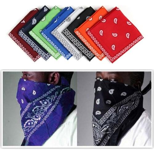 1PC Unisex Printed Square Magic Scarves Cycling Bandana Fishing Sun Protection Neck Cover Scarf Handkerchief Outdoor Headwear