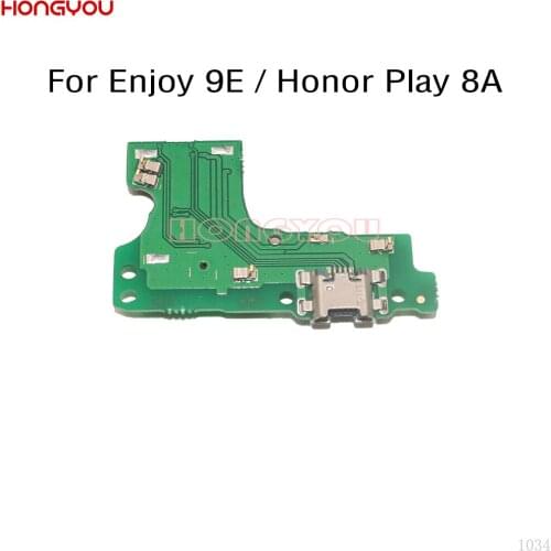 10PCS/Lot For Huawei Honor Play 8A / Enjoy 9E USB Charging Dock Board Charge Plug Socket Jack Port Connector Flex Cable