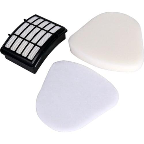 2 Pack Kit for Shark Navigator Lift-Away Nv350 Nv351, Nv352, Nv355, Nv356, Nv357 Pre-Filter Foam Felt + 1 Hepa Filter for Shark