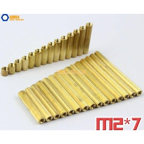 300 Pieces Brass M2 x 7mm Female PCB Motherboard Standoff Spacer