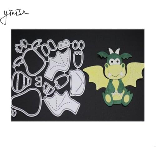 Scrapbook DINOSAUR Metal Cutting Dies For Scrapbooking Stencils DIY Album Cards Decoration Embossing Folder Die CUT Cuts Cutter