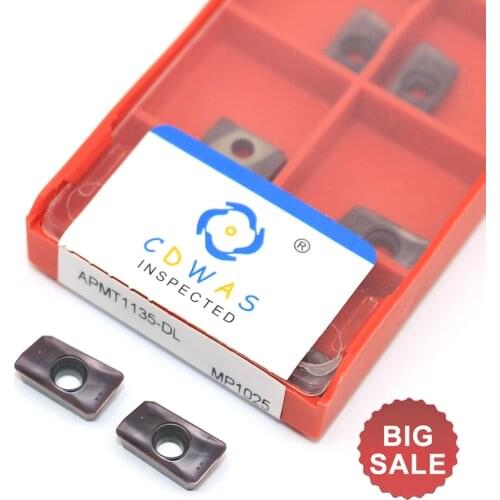 APMT1135 PDER H2 MP1025 Carbide Inserts APMT 1135 Milling Turning Tool Blade CNC Lathe Cutting Tools For BAP300R Tool Holder