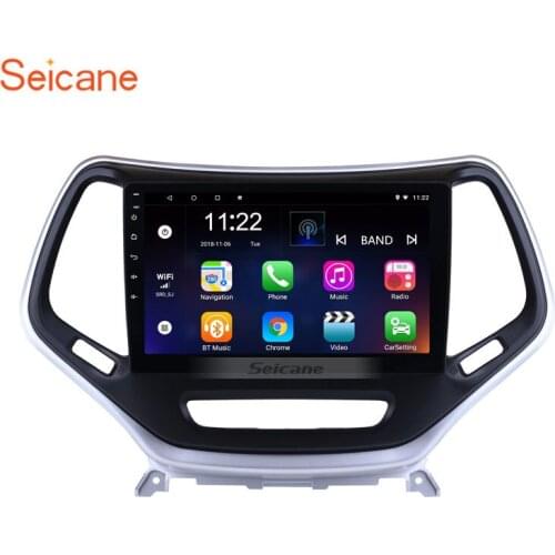 Seicane 2din Car Multimedia Player For 2016 Jeep Grand Cherokee Android 8.1 Bluetooth WIFI Touchscreen GPS Navigation System