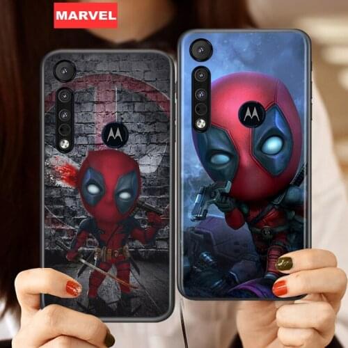 Deadpool Marvel Cartoon For Motorola G9 G8 G Stylus Power One Fusion Hyper Edge E7 E6 5G Plus Play Lite Silicone Phone Case