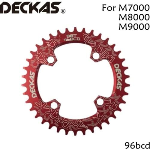 Deckas Round 96BCD Chainring MTB Mountain 96bcds Bike Bicycle 30T 32T 34T 36T 38T Crown Plate Parts For M7000 M8000 M9000