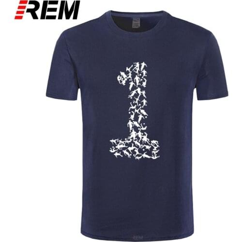 REM Match Cronaldo Number 1 sporty summer T shirt Mens fans footballer goal Tee White