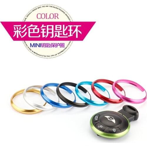 Keying Key chain Aluminum Alloy Fob Ring Rim Trim Cover for Mini Cooper JCW R55 R56 R57 R58 R59 R60 R61 Countryman Car Styling
