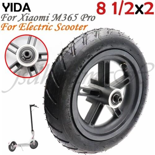 YIDA 8 1/2X2 8.5x2 8.5 inch wheel hub rear wheels Electric Scooter Skate Board Pneumatic tube tyre for Xiaomi Mijia M365 pro