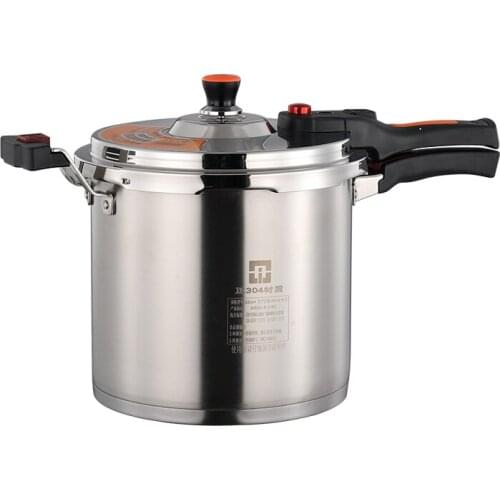 304 Stainless steel high pressure boiler household gas pressure cooker large capacity pan electromagnetic furnace stewpot pot