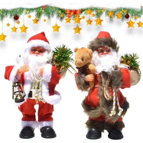 Christmas Decorations For Home Big Santa Claus Doll Children New Year Gift Christmas Tree Decor Wedding Party Supplies