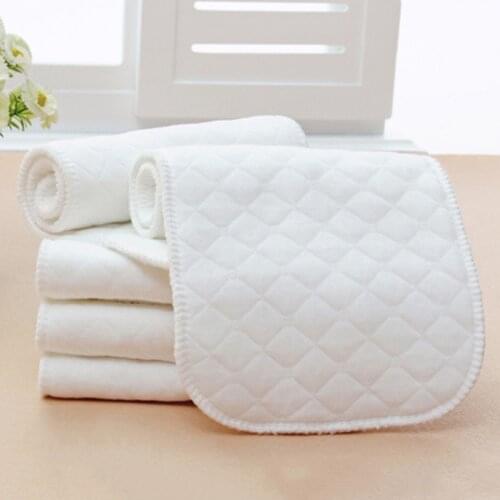 Reusable Baby Diapers Cloth Diaper Inserts 1 piece 3 Layer Insert Cotton Washable Babies Care Eco-friendly Diaper
