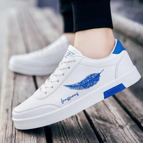 Men Sneakers White shoes Man Casual Shoes Breathable pu Leather Tenis Trainers Sports Mens Sneaker Handsome Walking Shoes ST473