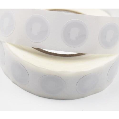 IC Card Sticker 25mm White NFC Stickers Protocol ISO14443A s50 13.56MHz Universal Label RFID Tags and All NFC Phones
