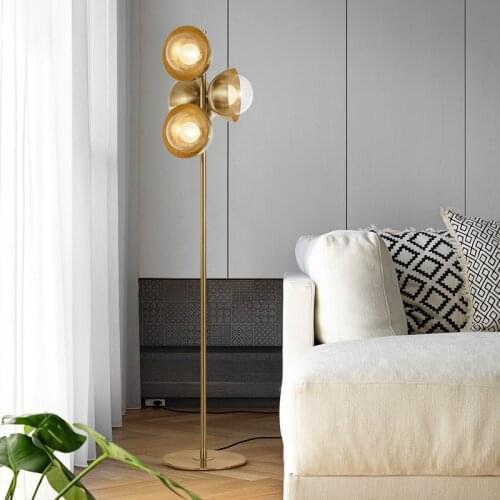 Floor lamp net red ins wind Nordic living room study bedroom vertical light simple creative new Chinese floor lamp
