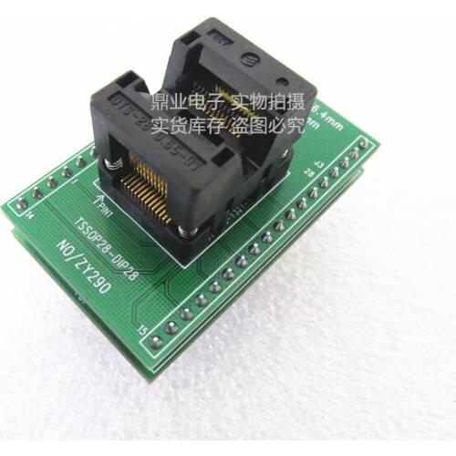 Opentop TSSOP28 ZY290C IC Burning seat Adapter testing seat Test Socket test bench in the stock