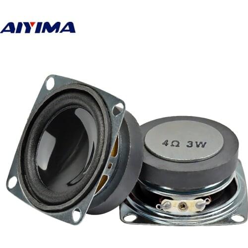 AIYIMA 2 Inch 52MM Mini Audio Portable Speakers 4 Ohm 3W Tweeter Altavoz Bluetoth Treble Loudspeaker Home Sound System DIY 2PCS